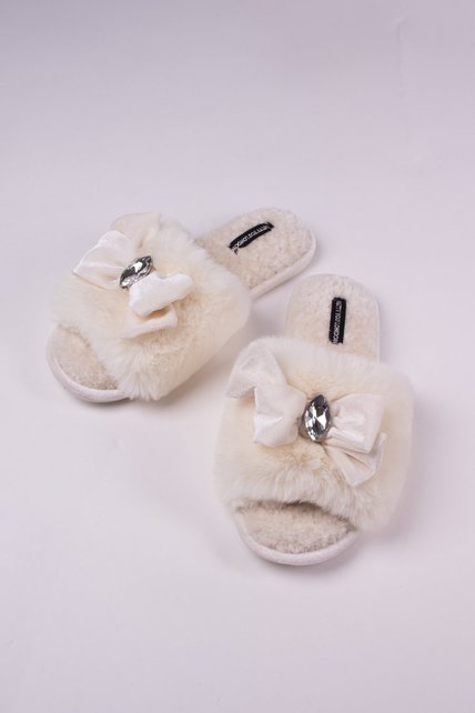 Darcey - Sloffen - Crème - M-38/39