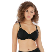 Coco Wave - Plunge Bikinitop - Zwart - 60G