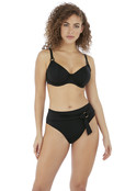 Coco Wave - Plunge Bikinitop - Zwart - 60G