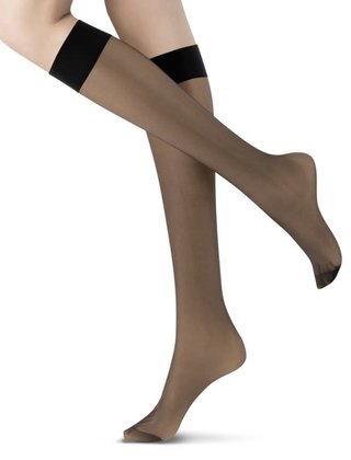 Mi-Bas Lycia - Kniekous - Zwart - 15 denier - One size