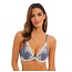 Wacoal Embrace Lace - Plunge BH - Oud blauw ivoor 70C