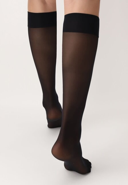 Mi-Bas Dolce Vita - Kniekous - Zwart  - 40 denier - One size Mi-Bas Dolce Vita - Kniekous - Zwart  - 40 denier - One size