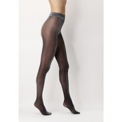 Diamonds - Glitter Panty - Zwart-Zilver - 40 denier - S