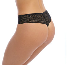 Lace Ease - Invisible Stretch - String - Zwart - Uni maat