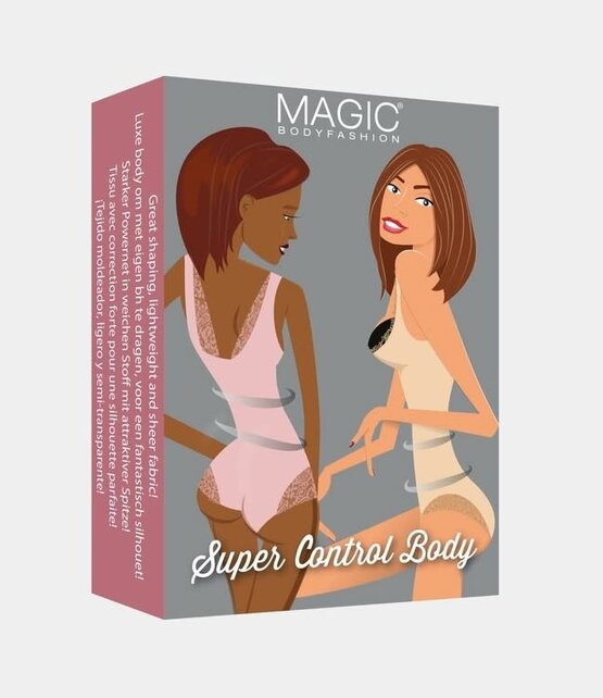 Super Control Body - Zwart