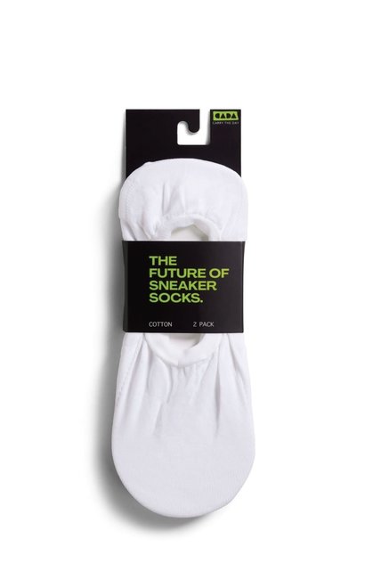 Cada - Sneakersok - Wit- 2-pack - Katoen