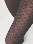 Sparkly Lace - Zwart - 40 denier - S/M