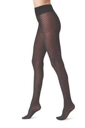 Sparkly Lace - Zwart - 40 denier - S/M