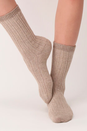 Jasmine - Sok - Beige Melange - One size