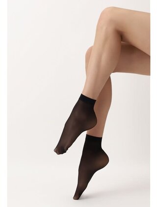Demi Bas - Petit sok - Zwart - 20 denier - One size