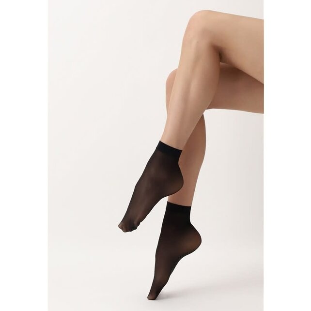 Demi Bas - Petit sok - Zwart - 20 denier - One size