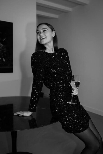 Magie Panty - Satin - Zwart - 40 denier