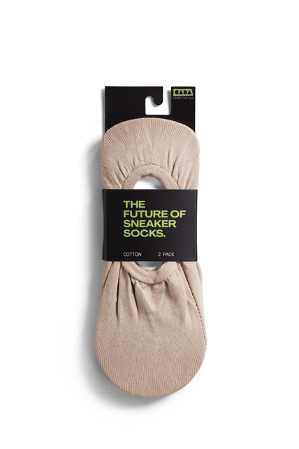 Cada - Sneakersok - Nude - 2-pack - Katoen