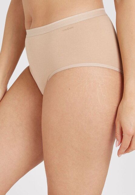 Basics - Organic Cotton Stretch -  Midi slip - 2 Pack