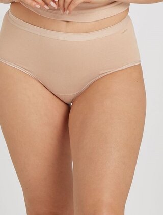 Basics - Organic Cotton Stretch -  Midi slip - 2 Pack