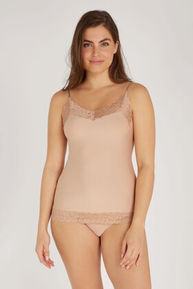 Secrets - Spaghetti Top met kant