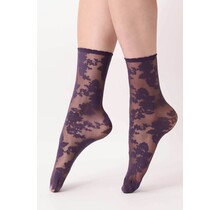 Little Roses - Sok - Violet - 20 denier - One size