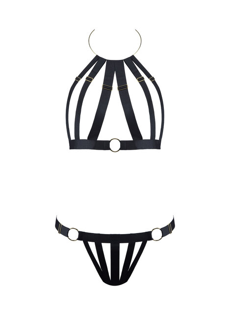 Boîte à Désir - Lust for Life - Lingerie setje - Zwart - One size Boîte à Désir - Lust for Life - Lingerie setje - Zwart - One size