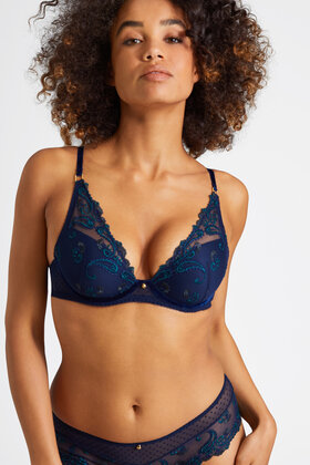 Velvet Memories - Triangel Push up BH - Twilight - 80B