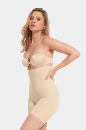 Maxi Sexy - Hi-Bermuda - Corrigerende  Hoge slip met pijpjes