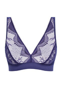 Sensu Lace - Bralette - Dark Azure - XL