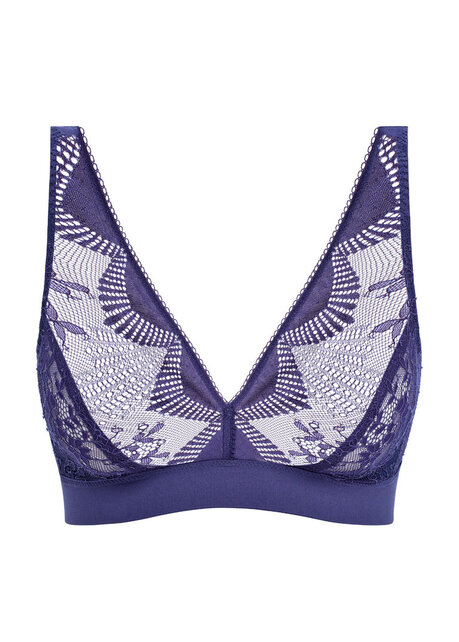 Sensu Lace - Bralette - Dark Azure - XL