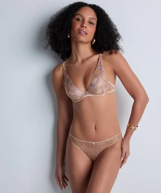 Sound of Heart  - Triangel Plunge BH - Lavender Aura - 80F