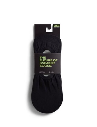 Cada - Sneakersok - Zwart - 2-pack - Katoen