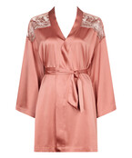 Midnight Whisper - Kimono  - Warm Pink - S/M