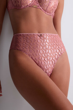 Crazy in Love - High waist Brazilian - Warm Pink - 36