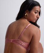 Crazy in Love - Single Wire Plunge BH - Warm Pink - 80C