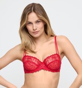 Jane - Balconette BH - True Red - 75D