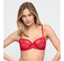 Jane - Balconette BH - True Red - 75D