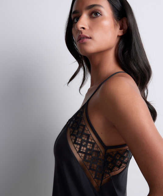 Sweet Obsession - Nachtsetje - Zwart - 40/L