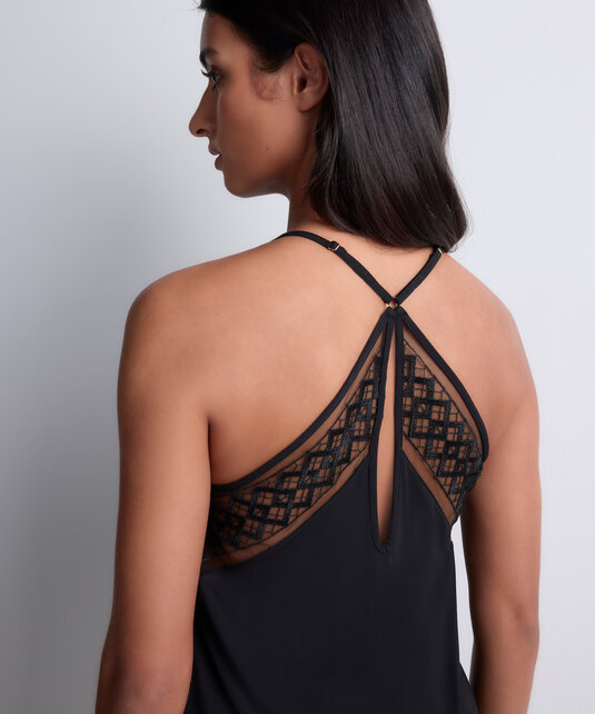 Sweet Obsession - Nachtsetje - Zwart - 40/L