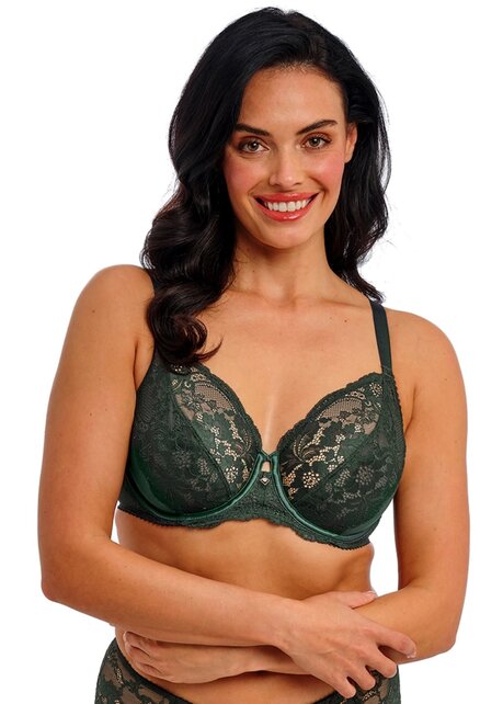 Natsuki - Beugel BH - Forest Green - 85C