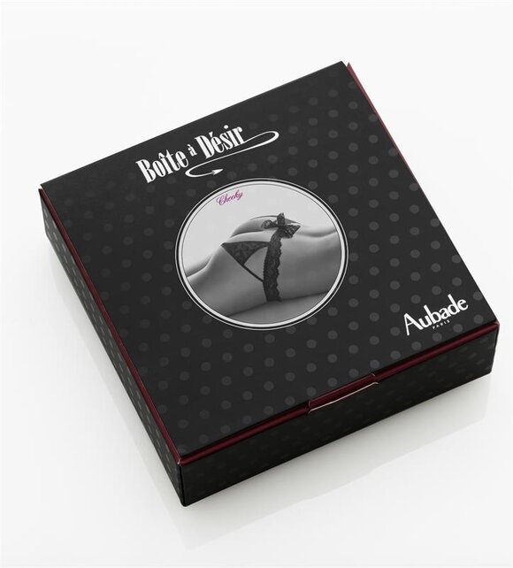 Boîte à Désir - Mini Coeur Cheecky  - Zwart - One size