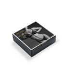 Boîte à Désir - Velvet Snake - Lingerie setje - Zwart - One size