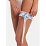 Magic Bodyfashion Kousenband - Wit-Blauw