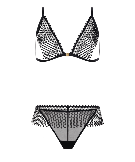 Boîte à Désir - Tentation Espiègle - Lingerie setje - Zwart - One size
