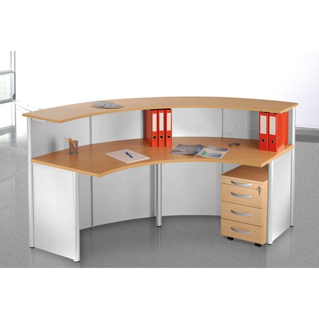 Empfangstheke Göteborg, 90° 2300 x 1150 x 700mm