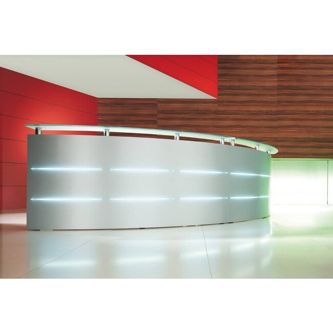 Empfangstheke Plus 240cm gerades Element