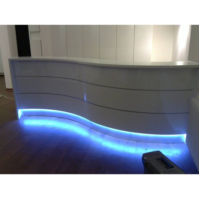 Empfangstheke Vale, 92cm mit Seitenwänden