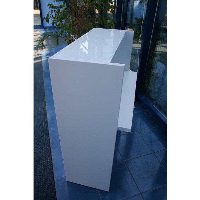 Empfangstheke Vale, 92cm mit Seitenwänden