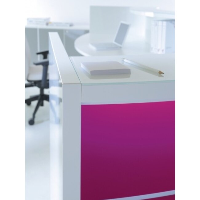 Empfangstheke Vale L-Form 220 x 290cm, eckig