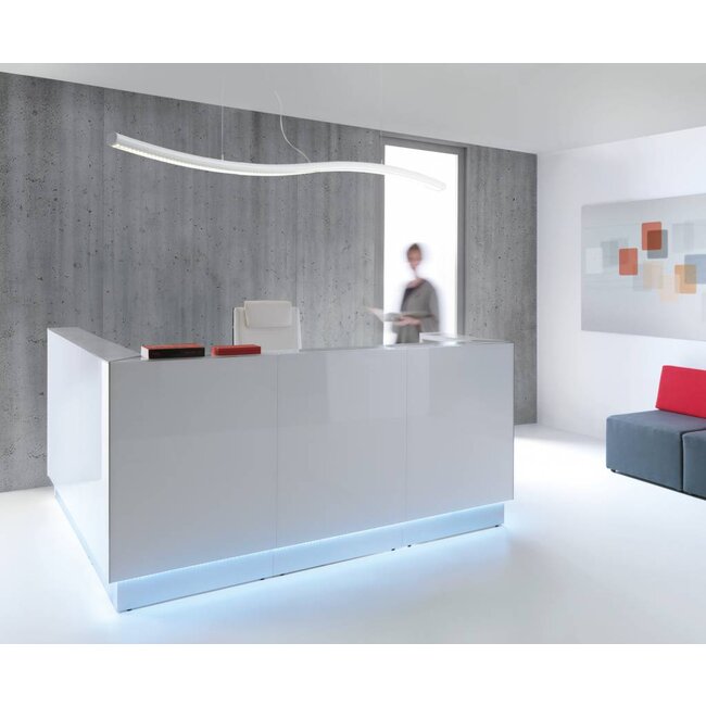 Empfangstheke London - Gerade Theke 246 cm