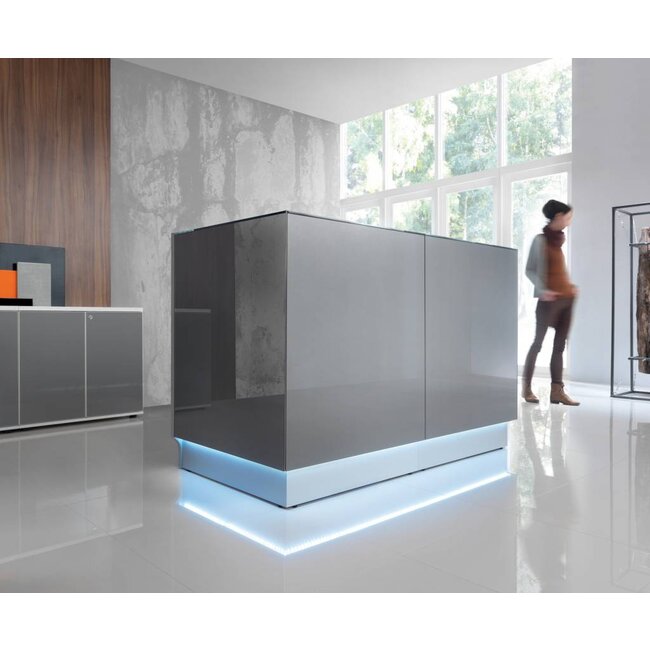 Empfangstheke London - Gerade Theke 246 cm