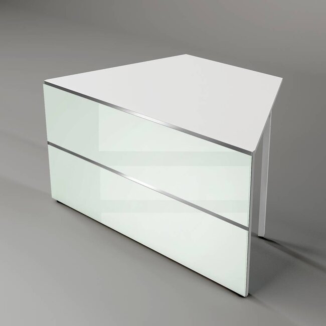 Square, flaches abgeschraegtes Element 1350mm breit