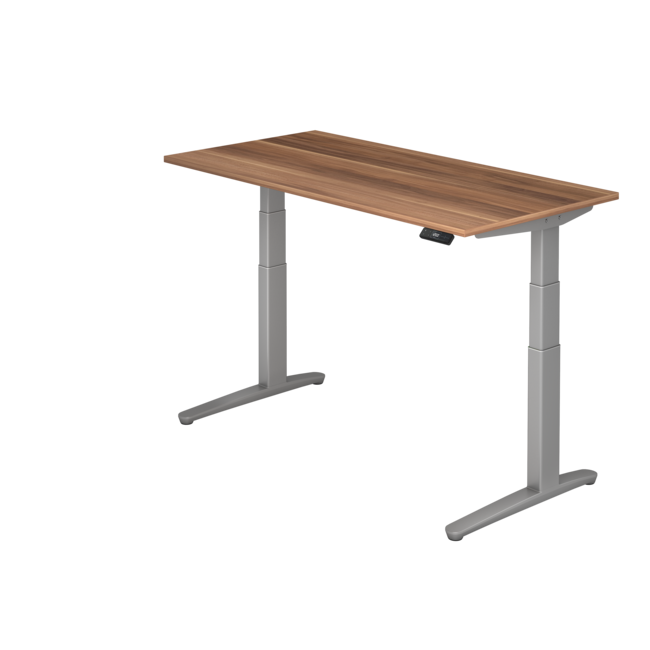 Schreibtisch XBH elektrisch höhenverstellbar 160 x 80 cm in Silber und in 7 Farbvarianten