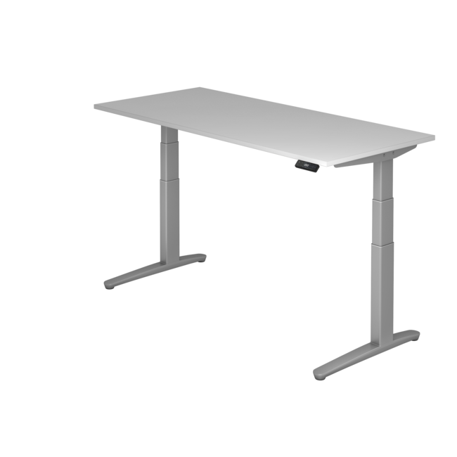 Schreibtisch XBH elektrisch höhenverstellbar 180 x 80 cm in Silber und in 7 Farbvarianten